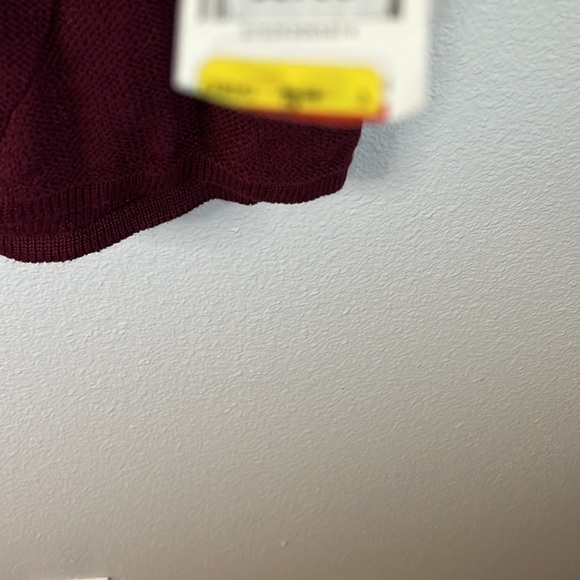 NWT Style&Co Red Knit Sweater w/ Infinity Scarf sz 1X - Picture 7 of 12